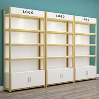 Cosmetics Display Cabinet Beauty Salon Product Display Cabinet Shelf Multi-layer Skin Care Products Barber Shop Shelf Display Ca