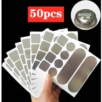 50pcs Aluminum Tape, Ultimate Solution for Pot & Stainless Steel Hole Patching, Heat & Fire Resistant, Waterproof