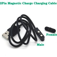 Magnetic Usb Charging Cable Smart Watch 4.0mm Male Female Pogo Pin Connector Power Solution 2 Pin Contact Pad PCB Solder