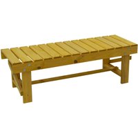 Woodside Wiverton 2-Seater Wooden Garden Bench – Outdoor Patio & Garden Seating