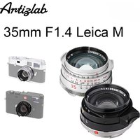 Artizlab 35mm F1.4 Full Frame Camera Lens For Leica M Mount For Leica M240 M3 M6 M7 M8 M9 M9p M10
