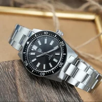 Watchdives WD1965 Luxury Men's Watch VH31 Scanning Second Quartz Movement 38mm Watch Night Light 20Bar Waterproof Watches