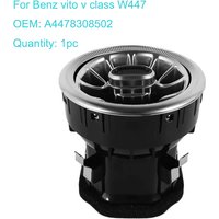 Innen Front Dashboard Klimaanlage AC Vent Outlet Turbo Trim Für Mercedes Benz V Klasse EQV Vito Viano Valente Metris W447
