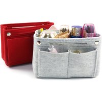Portable Insert Makeup Bag Women Travel Inner Purse Cosmetic Bags For Ladies Multifunction Storage Organizer Tote