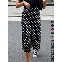 Euro-American style high-waisted leopard print A-line skirt, new summer slimming versatile slit maxi skirt, cross-border fashion