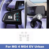 For MG 4 MG4 EV Urban 2026 Steering Wheel Epoxy Button Sticker Anti-scratched Sticker Car Styling Modified Accessories