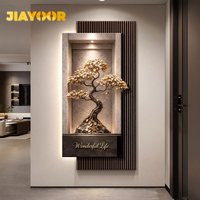 Led Light The Corridor Room Is Decorated With Light Luxury Murals Wall Light Home Decorations Wall Light Sconce Home Decor