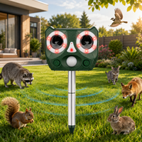 SJZ-119 écologique extérieur imperméable brevet énergie solaire répulsif pour animaux à ultrasons singe oiseau répulsif chien répulsif