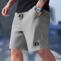2026 Summer New Men Waffle Comfortable Leisure Sports Shorts Loose Outdoor Cycling Camping Hiking Mountaineering Shorts