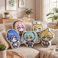Hatsune Miku Figure Doll Anime Peripherals Megurine Luka Figurine Hug Pillow Kagamine Len Decoration Collection Toys Gifts