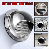 Stainless Steel Wall Ceiling Air Vent Ducting Ventilation Exhaust Grille Cover Waterproof Outlet Heating Cooling Vents Cap