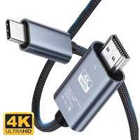 4K 60Hz USB C To hdmi Cable Adapter Type C Cable USB 3.1 To HDTV Converter Cable For MacBook iPad Samsung Laptop PC TV Projector