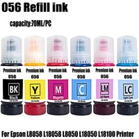056 Refill Dye Ink For Epson 056 057 107 108 574 Refill Ink For Epson L8050 L8058 L18050 L18058 ET-18100 Printer