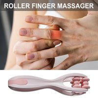 Finger Massager Dual-Row Roller Design Easy Use Relieve Finger Fatigue Promote Blood Circulation Portable Roller for Hands Palm