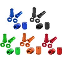 Motocross Rim Lock Nut Kit Tire Clamp Screw Rim Lock Nut Spacer Kit Rim Lock Nuts Bolts Spacer Motocross Valves Caps
