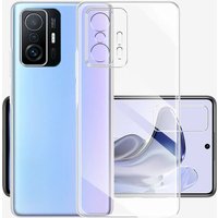 For Xiaomi11T Mi11T Mi11tPro Silicone Soft Cover For Xiaomi Mi 11T 11 T Pro 11tPro Clear Case Phone Cases Clear Thin Bumper Capa