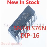 5PCS/LOT 74LS76 HD74LS76AP SN74LS76N DIP-16 Double JK trigger In Stock NEW Original IC