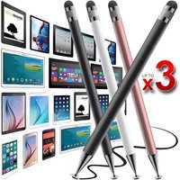 1-4PCS Smart Tablet Phone Universal 2 in 1 Capacitive Stylus Pen Drawing Pens for iPhone/Android All Capacitive Touch Screens