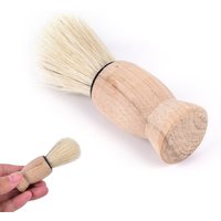 【1PC Professional Beard Shaving Brush With Wooden Handle Mustache Barber Tool For Men】