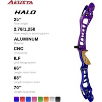 Akusta 25Inch Riser Archery Recurve Bow ILF Riser Handle for Aluminum Alloy CNC Right Left Hand User Halo Series