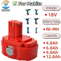 18V 4.8Ah Battery Suitable For Makita PA18 1822 1823 1834 1835 192827-3 192829-9 193159-1 193140-2 Ni-MH Rechargable Tool Batter