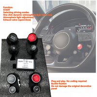 For Audi A3 A4 A5 S4 S5 RS A6 A7 S6 S7 Q2 Upgrade steering wheel START driving mode R8 4 buttons