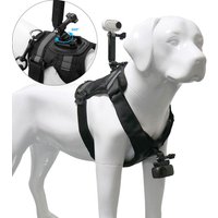Pet Action Camera Harness Mount Chest and Back Fixation Comfortable for GoPro Insta360 DJI Osmo Accessories