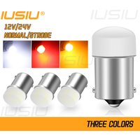 IUSIU 2PCS 12V 24V 1156 1157 Strobe Flash Car Light P21W Led Bulb BA15S BAY15D R5W R10W P21/5W Truck Brake Reverse Signal Lamp