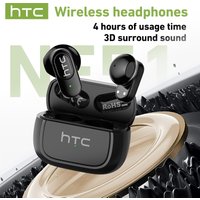 AI Translator Earbud HTC NE51 TWS Wireless Bluetooth Earphone Noise Reduction HiFi Music HD Call With Microphone Choice