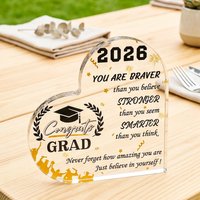 Graduation Acrylic Keepsake Congrats Grad Party Decor Class of 2026 Favors Desktop Ornament Grad Season Celebration Gifts