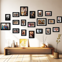 19Pcs/Set Photo Frames For Pictures Wall Picture Frame Resin Frame For Wall Hanging Photo Decor Wedding Party Home Decoration