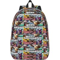 Goat Simulator Simple and stylish backpack Canvas backpack Bags