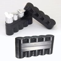 Photographic Aids, Waterproof, Black Plastic, Travel 5 Rolls, 10 Rolls120 Film Case, 137mm x 73mm