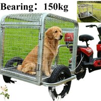 Remorques pour animaux de compagnie pour chien marche voyage avec chien mobile maison pour chien utilisation intérieure et extérieure vélos électriques support de vélo