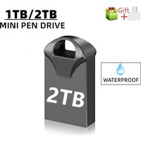 New Mini Metal USB Flash Drive 256GB 512GB Waterproof Type-C Pen Drive Memory Stick Key Disk Flash Memory U Disk Thumb Drive Gif