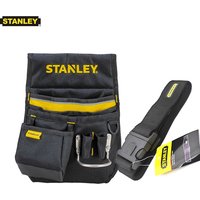 Stanley 1-Pcs Reinforced Professional Tool Bag Open Empty Small Organizer Multipurpose Waist Bag for Tools Mechanic Electrician