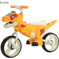 Balance Bike New Dinosaur Scooter 2-3-6 Year Old Pedal Free Two Wheeled Bicycle Toy Car Yo Car 8 Inches Two Wheeled Vehicle