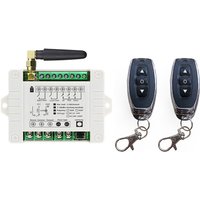 AC 110V 220V 2CH Relay multifunctional Module Receiver EV1527 Wireless Remote Control 433 Mhz Remote Switch for DC Motor DIY