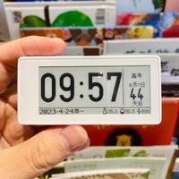 Portable Mini E-Reader 2.9 Inch E-Ink Lightweight E-Book Reader for Outdoor Multifunctional Clock/reading Function Reader