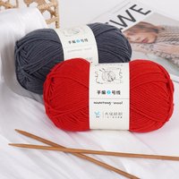 100g/roll 160M Hand Knitted Coarse Milk Cotton Wool Yran Scarf Thread Thread Hook Doll Thread DIY Material