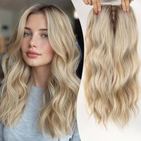 100% Human Hair Topper Full Swiss Lace Hand Made Custom Weft No Shedding Natural Movement Body Wave Color #613
