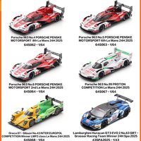 Spark 1:64 Porsche 963 No.6 PORSCHE PENSKEMOTORSPORT 2nd Le Mans 24H 2025 Alloy Diecast Car Model Collection Gift