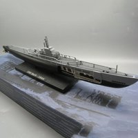 Diecast 1/350 USS BARB Large-scale Submarine Ship Alloy Finished Product Classic Collection Static Display Gift