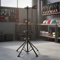 Adjustable Bike Repair Stand Quick Release Clamp Cycle Maintenance Stand Workstand Foldable Vehicle Support for Workshop