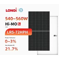 Longi LR5-72HPH M10 182mm 540w 550w 560w Solar Panel Monocrystalline Silicon Module Double-sided Single-Sided