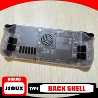 JSAUX Steamdeck Heat Dissipation Rear Cover Transparent Open Hole Version Modified Rear Case Steam Deck OLED PC