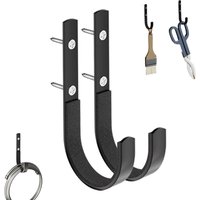 AliExpress NONE 2PCS Bicycle Racks Multi-Functional Metal Hook Home Tool Wall-mounted Storage Rack Space Saving Bicycle Display Rack