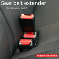1/2 car seat lock clip buckle Car seat belt extension plug thick insert socket expander Portable durable auto accessory