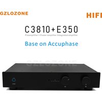 HIFI Remote C3810(Reference C3850)+E350 Preamplifier+Power Amplifier Integrated Amplifier Base On Accuphase Circuit 75W+75W