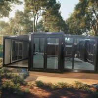 Container House Prefabricated Modular Expandable Home Tiny Living Cabin Mobile Office Medical Clinic Emergency Shelter Solution